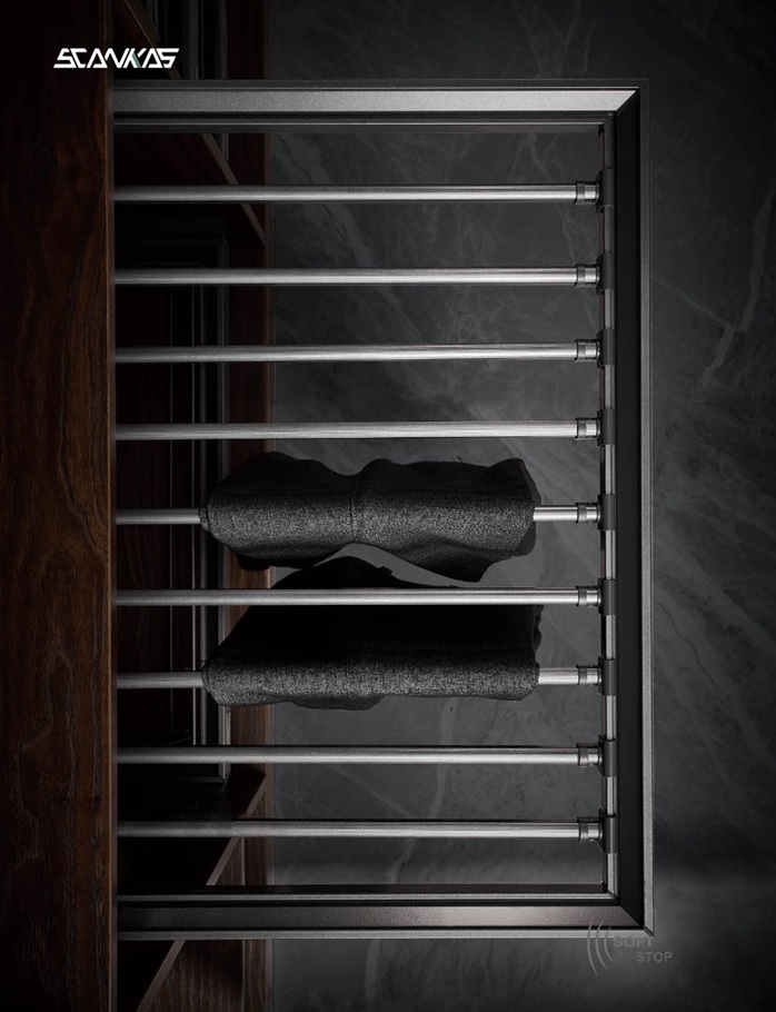 GLIDING PANTS RACK