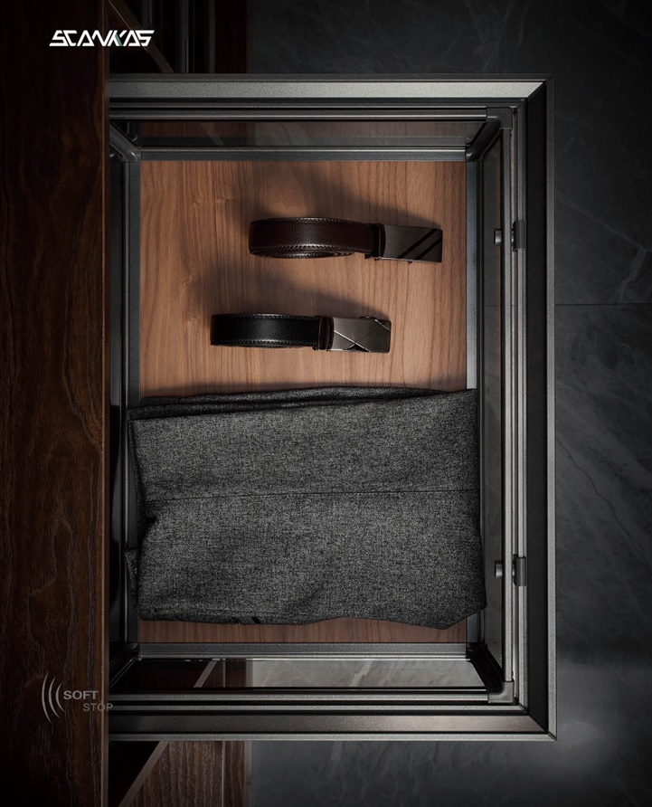 FRAMED GLASS DRAWER